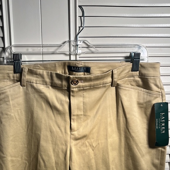 Pants 14p, Ralph Lauren Khaki Cotton Long Pants, NWT!
Pockets , Belt Loops! - Picture 3 of 4